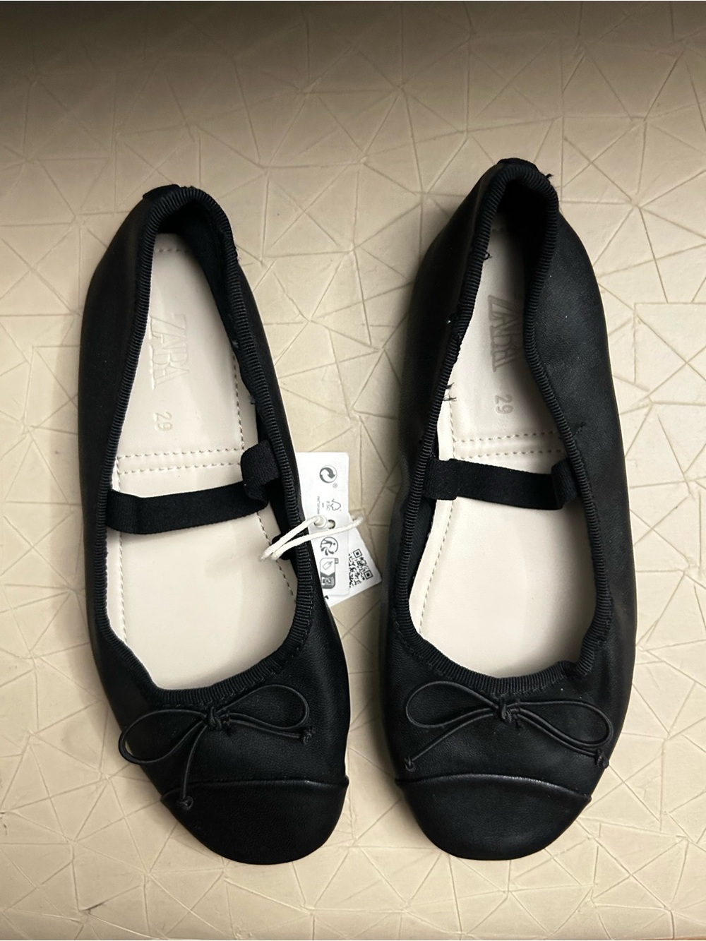 Faux Leather Ballet Flats SZ 29 (11.5)